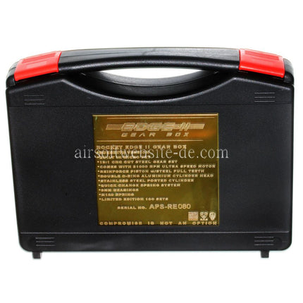 APS Rocket Edge II 8mm High Cycle Version 2 V2 Getriebe Geeignet für APS ASR Tokyo Marui M4 M16 Serie AEG Gewehre Airsoft Hinten verkabelt