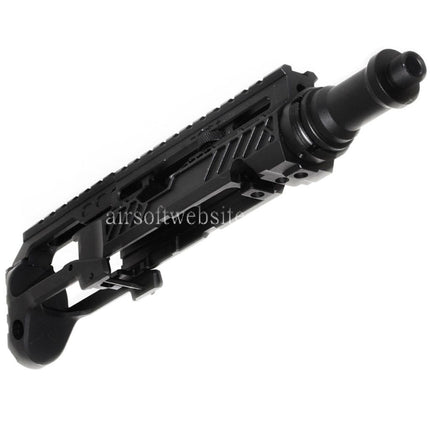 5KU Karabinergewehr Umbausatz Typ-A mit M1913 Schienenschaft Adapter Geeignet für Action Army AAP-01 Serie GBB Pistolen Airsoft