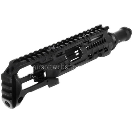 5KU Karabinergewehr Umbausatz Typ-B mit M1913 Schienenschaft Adapter Geeignet für Action Army AAP-01 Serie GBB Pistolen Airsoft