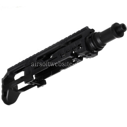 5KU Karabinergewehr Umbausatz Typ-B mit M1913 Schienenschaft Adapter Geeignet für Action Army AAP-01 Serie GBB Pistolen Airsoft