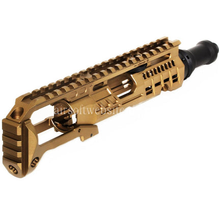 5KU Karabinergewehr Umbausatz Typ-B mit M1913 Schienenschaft Adapter Geeignet für Action Army AAP-01 Serie GBB Pistolen Airsoft