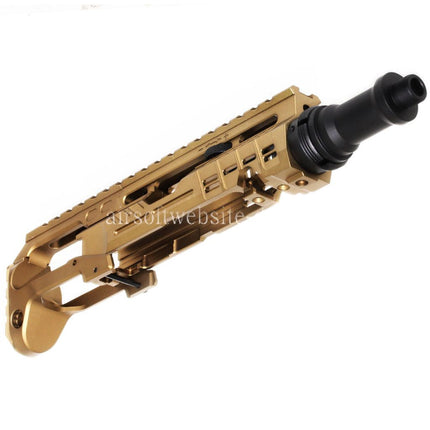 5KU Karabinergewehr Umbausatz Typ-B mit M1913 Schienenschaft Adapter Geeignet für Action Army AAP-01 Serie GBB Pistolen Airsoft