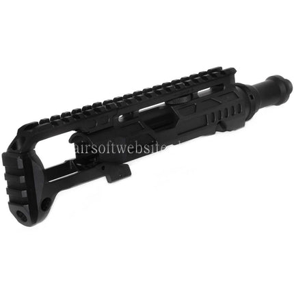 5KU Karabinergewehr Umbausatz Typ-C mit M1913 Schienenschaft Adapter Geeignet für Action Army AAP-01 Serie GBB Pistolen Airsoft