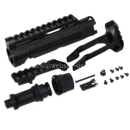 5KU Karabinergewehr Umbausatz Typ-C mit M1913 Schienenschaft Adapter Geeignet für Action Army AAP-01 Serie GBB Pistolen Airsoft