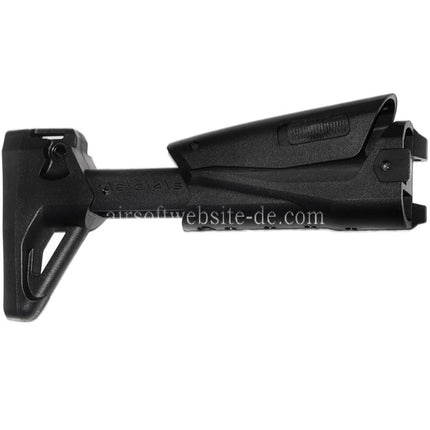 CYMA 5-Positions Einziehbarer seitlicher Klappschaft Geeignet für CYMA Platinum Edition CM103 AK Alfa AEG Gewehre Airsoft Schwarz