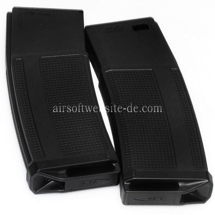 CYMA 6 Stück Packung EMG Daniel Defense 230rd Polymer Mid-Cap Magazin Geeignet für M4 M16 Serie AEG Gewehre Airsoft Schwarz