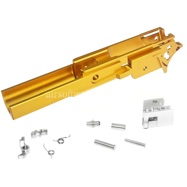 5KU CNC Aluminum Mittlerer Rahmen Typ-2 Infinity Geeignet für Tokyo Marui Hi-Capa Serie GBB Pistolen Airsoft