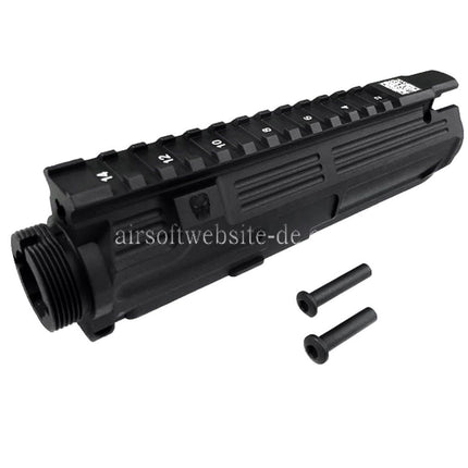 APS Oberer Metall Körperempfänger Geeignet für APS PER Serie M4 M16 Serie AEG Gewehre Airsoft Schwarz