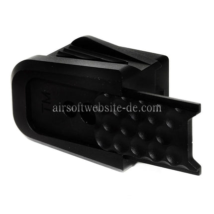 5KU CNC Aluminum Magazin Erweiterungspad Geeignet für Tokyo Marui G17 G18C G-Serie GBB Pistolen Magazin