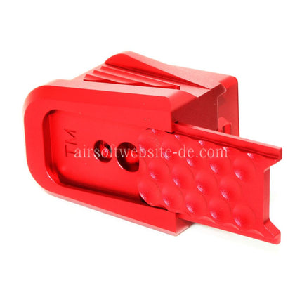 5KU CNC Aluminum Magazin Erweiterungspad Geeignet für Tokyo Marui G17 G18C G-Serie GBB Pistolen Magazin