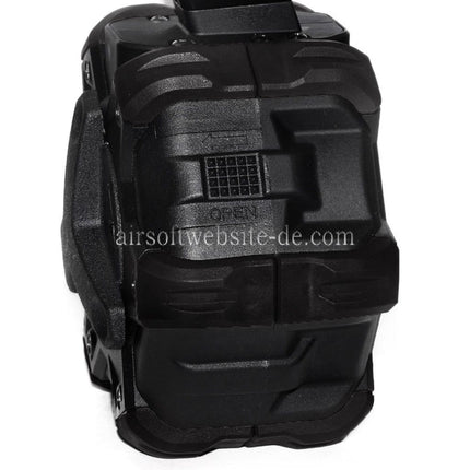 WE (WE-TECH) 350rd Gas Trommelmagazin Geeignet für G17 G18C G-Serie GBB Pistolen Airsoft