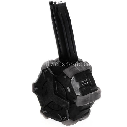 WE (WE-TECH) 350rd Gas Trommelmagazin Geeignet für Hi-Capa GBB Pistolen Airsoft