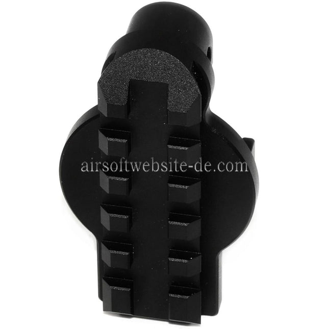 5KU 20mm Picatinny M1913 Schienen schaft adapter Geeignet für CYMA G&P Tokyo Marui MP5K PDW AEG Serie Gewehre Airsoft Schwarz