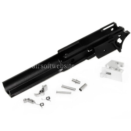 5KU CNC Aluminum Mittlerer Rahmen Unter Schiene Version Typ-2 Geeignet für Tokyo Marui Hi-Capa Serie GBB Pistolen Airsoft