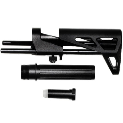 5KU 5-Position MDX Einziehbarer CQB Schaft Geeignet für VFC GHK WA M4 Serie GBB Gewehre Airsoft Schwarz