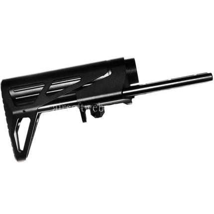 5KU 5-Position MDX Einziehbarer CQB Schaft Geeignet für VFC GHK WA M4 Serie GBB Gewehre Airsoft Schwarz