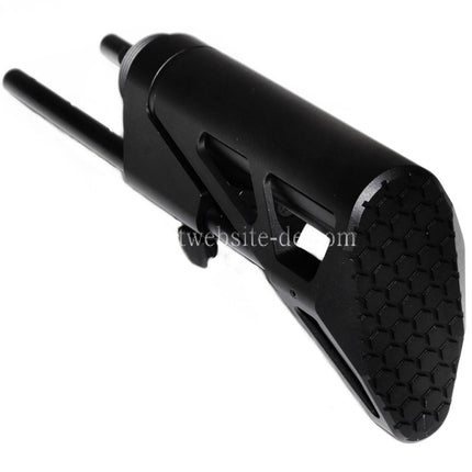 5KU 5-Position MDX Einziehbarer CQB Schaft Geeignet für Tokyo Marui MWS M4 Serie GBB Gewehre Airsoft Schwarz