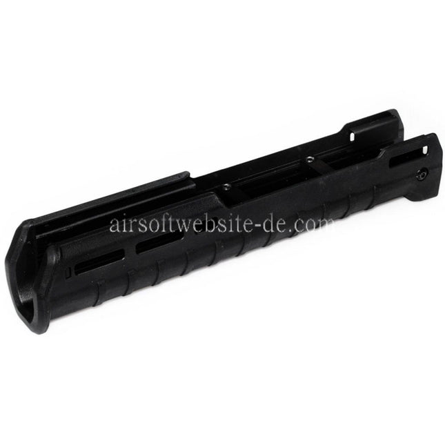 CYMA 297mm Polymer ZHUKOV Stil AKM M-LOK Unteres Handschutz system Geeignet für CYMA CM077 AK Zhukov Serie AEG Gewehre Airsoft Schwarz