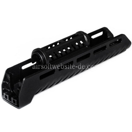CYMA 110mm/265mm Polymer ZHUKOV Stil AKM M-LOK Oberes unteres Handschutz system Geeignet für CYMA AK Serie AEG Gewehre Airsoft Schwarz