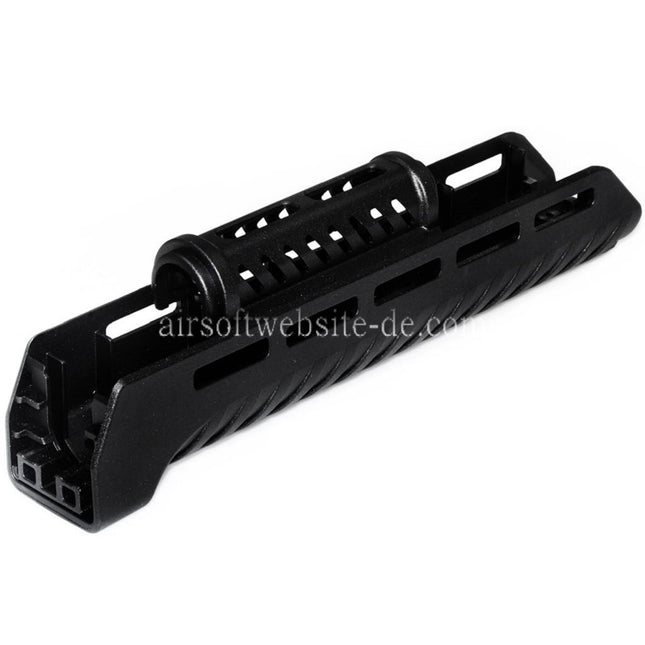 CYMA 110mm/265mm Polymer ZHUKOV Stil AKM M-LOK Oberes unteres Handschutz system Geeignet für CYMA AK Serie AEG Gewehre Airsoft Schwarz