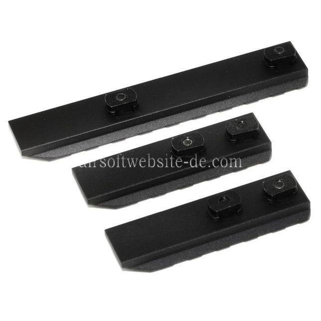 CYMA 3pcs Schienenabschnittssatz (9-Slots x1  5-Slots x2) Geeignet für M-Lok System