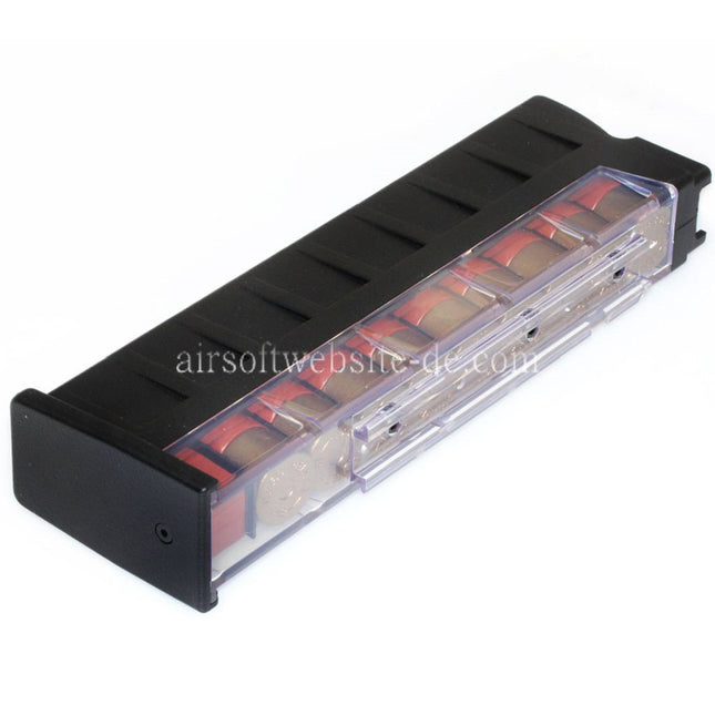 CYMA 100rd Mid-Cap Magazin Geeignet für EMG SGR-12 CYMA CM102 Serie AEG Schrotflinte Airsoft Schwarz