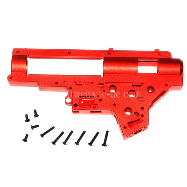 CYMA CNC Aluminum 8mm QD Getriebegehäuse Geeignet für CYMA Platinum Serie SR25 QBS Serie AEG Gewehre Airsoft Rot