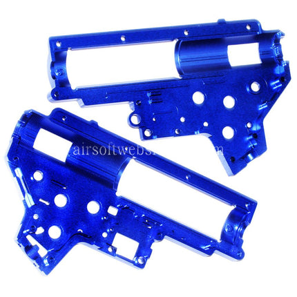 CYMA CNC Aluminum 8mm QD Getriebegehäuse Geeignet für CYMA Platinum Serie M4 QBS Serie AEG Gewehre Airsoft Blau