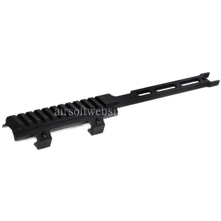 CYMA 295mm Erweiterte oberen Schiene Zielfernrohrhalterung Geeignet für CYMA Tokyo Marui MP5 Serie AEG Gewehre Airsoft Schwarz