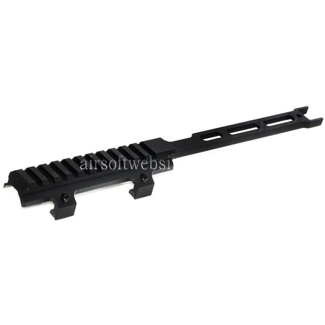 CYMA 295mm Erweiterte oberen Schiene Zielfernrohrhalterung Geeignet für CYMA Tokyo Marui MP5 Serie AEG Gewehre Airsoft Schwarz
