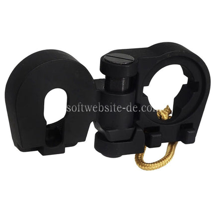 APS Metall klappbarer Gewehrschaftadapter Geeignet für APS PER EMG GBox M4 Serie GBB Gewehre Airsoft Schwarz