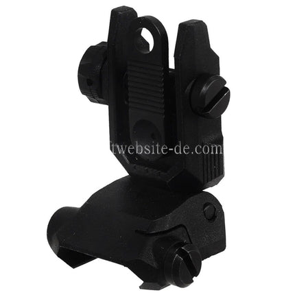 CYMA Enhanced Polymer KRISS Vector Stil Hochklappen Kimme Geeignet für 20mm 1913 Picatinny Schiene AEG Gewehre Airsoft