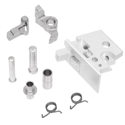 5KU CNC Aluminium Matrix Stil Schlitten Mittlerer Rahmen Set Geeignet für Tokyo Marui Hi-Capa Serie GBB Pistolen Airsoft