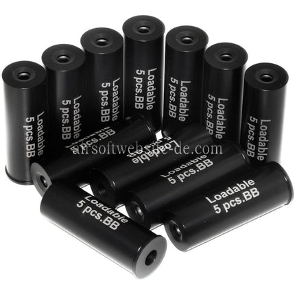 APS 12 Stück 5rd Schrotpatronen Geeignet für APS Striker 12 CAM870 MK2 Schrotflinte Airsoft
