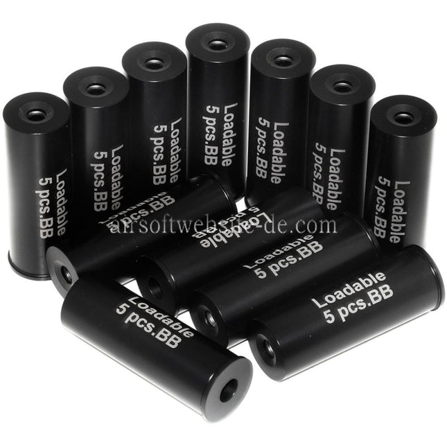 APS 12 Stück 5rd Schrotpatronen Geeignet für APS Striker 12 CAM870 MK2 Schrotflinte Airsoft