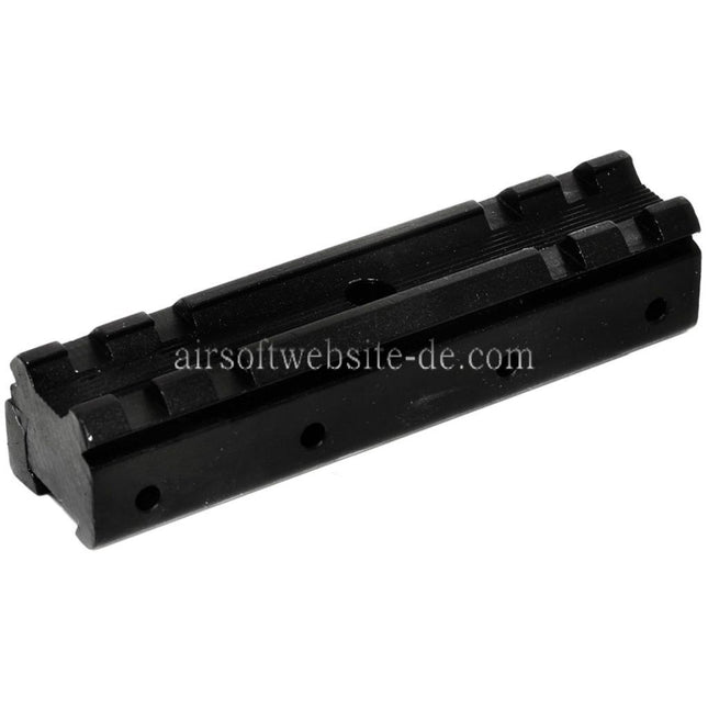 CYMA 20mm Riser Zielfernrohrmontagesockel Geeignet für 12mm Schwalbenschwanzmontage schwarz