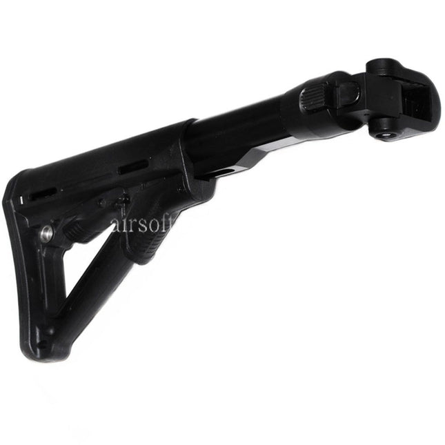 CYMA 6-Positions CTR Stil Einziehbarer Klappschaft Geeignet für CYMA CM076 AK74 Serie AEG Gewehre Airsoft Schwarz