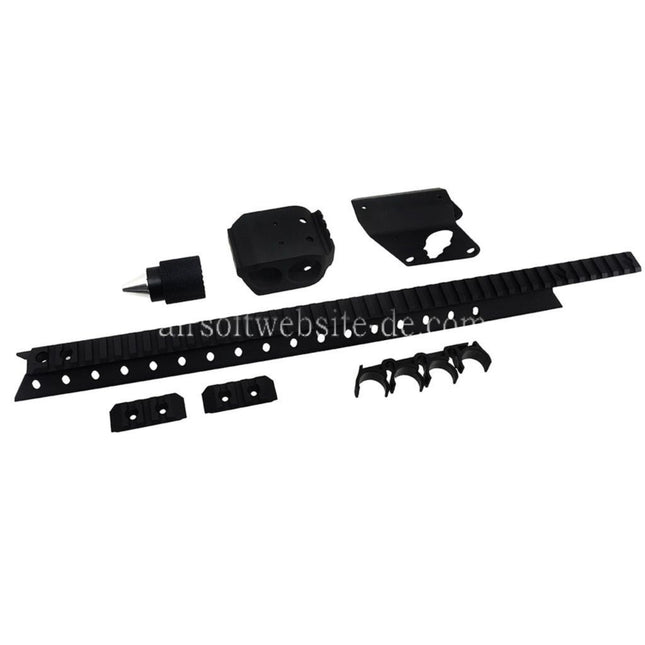 APS Bulldog Obere Schiene Kit geeignet für APS CAM870 Cruiser Gas Schrotflinte Airsoft