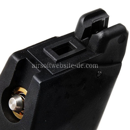 Action Army 50rd Gas Magazin Langer Typ geeignet für AAP-01 G17 G18C G34 G35 G-Serie GBB Pistolen Airsoft Schwarz