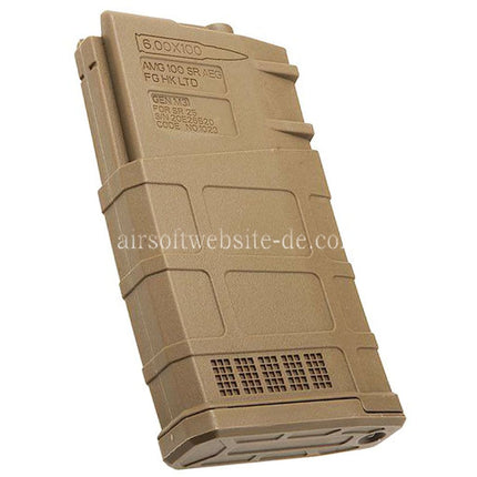 ARES 130rd Mid-Cap Magazin Geeignet für ARES AR308 SR25 M110 Serie AEG Gewehre Airsoft