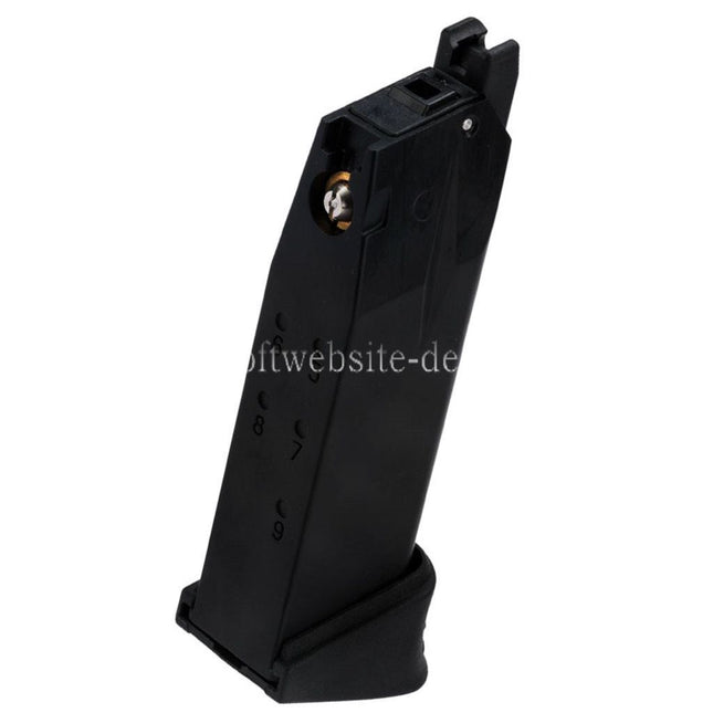 ICS 17rd Gas Magazin Kurzer Typ Geeignet für ICS BLE-XPD BLE-XMK Compact Serie GBB Pistolen Airsoft Schwarz