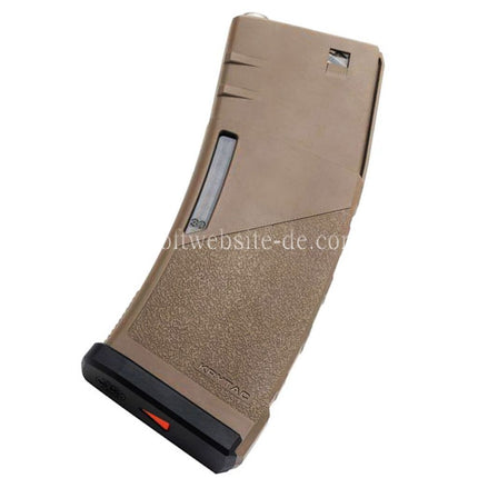 KRYTAC Austauschbares 30/120rd Polymer Magazin geeignet für M4 M16 Serie AEG Gewehre Airsoft Schwarz