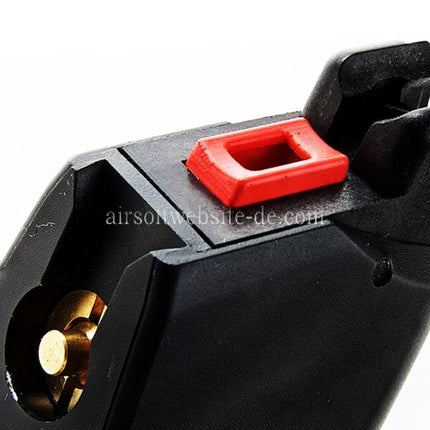 KRYTAC 24rd Co2 Magazin Geeignet für SchalldämpferCo MAXIM 9 AAP-01 G17 G18C G34 G35 G-Serie GBB Pistolen Airsoft Schwarz