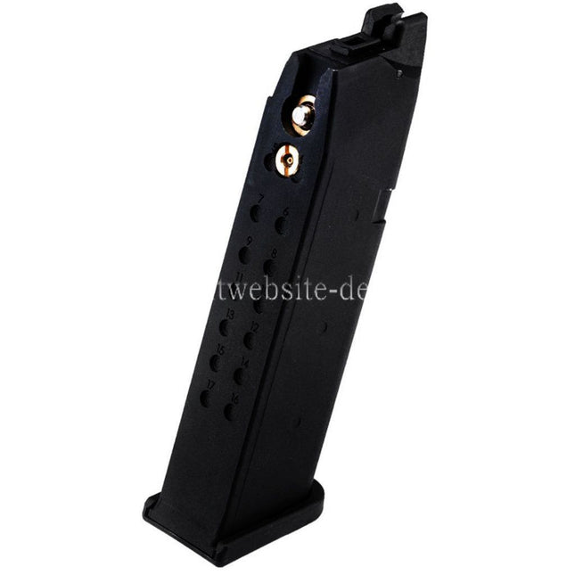 KRYTAC 24rd Gas Magazin Geeignet für SchalldämpferCo MAXIM 9 AAP-01 G17 G18C G34 G35 G-Serie GBB Pistolen Airsoft Schwarz
