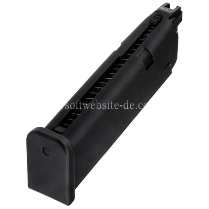 KRYTAC 24rd Gas Magazin Geeignet für SchalldämpferCo MAXIM 9 AAP-01 G17 G18C G34 G35 G-Serie GBB Pistolen Airsoft Schwarz
