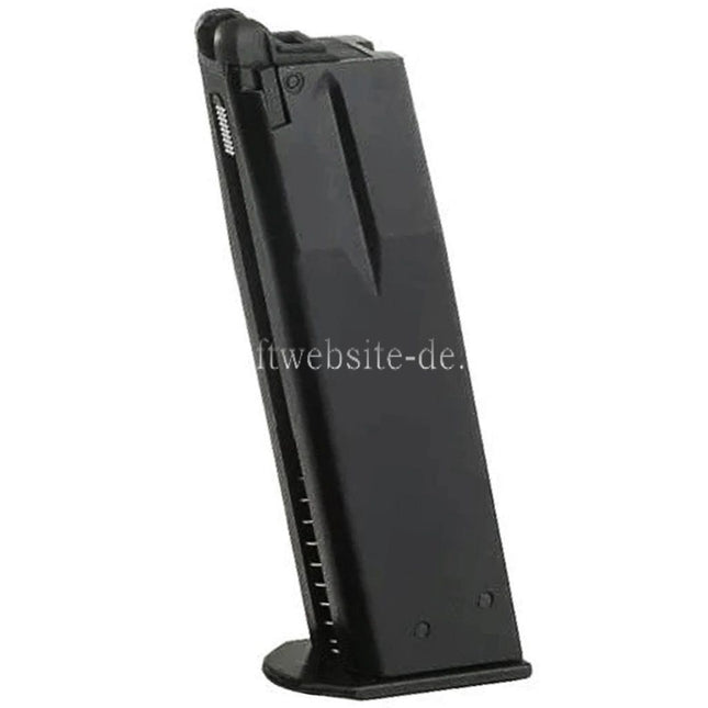 KJ WORKS 25rd Gas Magazin Geeignet für KJ KP-09 CZ-75 KP-15 Shadow 2 Serie GBB Pistole Airsoft Schwarz
