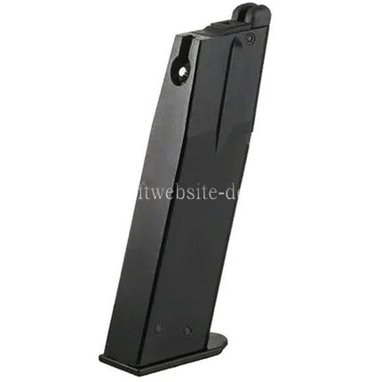 KJ WORKS 25rd Gas Magazin Geeignet für KJ KP-09 CZ-75 KP-15 Shadow 2 Serie GBB Pistole Airsoft Schwarz