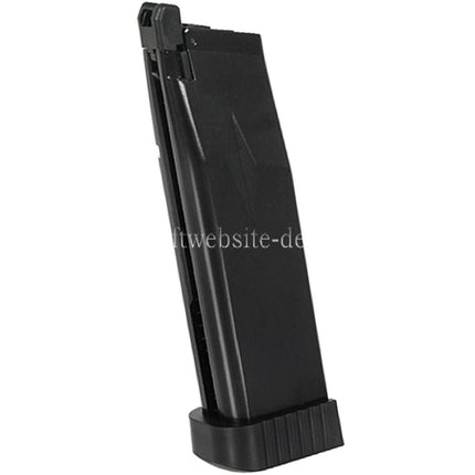 KJ WORKS 28rd Gas Magazin KP-06 Geeignet für Hi-Capa Serie GBB Pistole Airsoft Schwarz