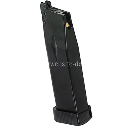 KJ WORKS 28rd Gas Magazin KP-06 Geeignet für Hi-Capa Serie GBB Pistole Airsoft Schwarz