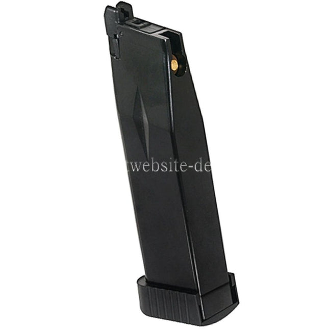KJ WORKS 28rd Gas Magazin KP-06 Geeignet für Hi-Capa Serie GBB Pistole Airsoft Schwarz